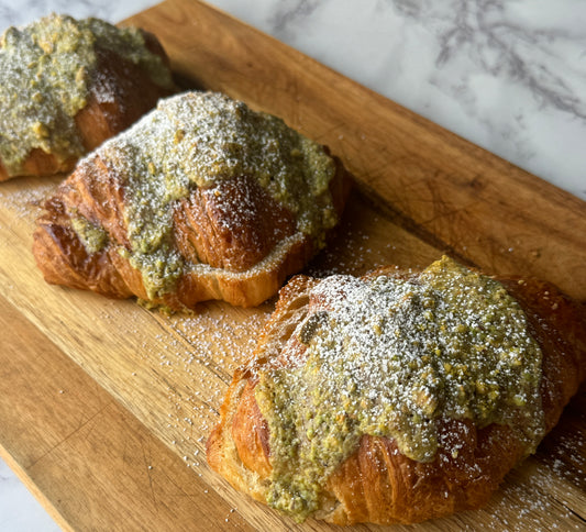 Pistachio Baklava Croissants