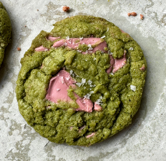 Ruby Chocolate Matcha Cookies